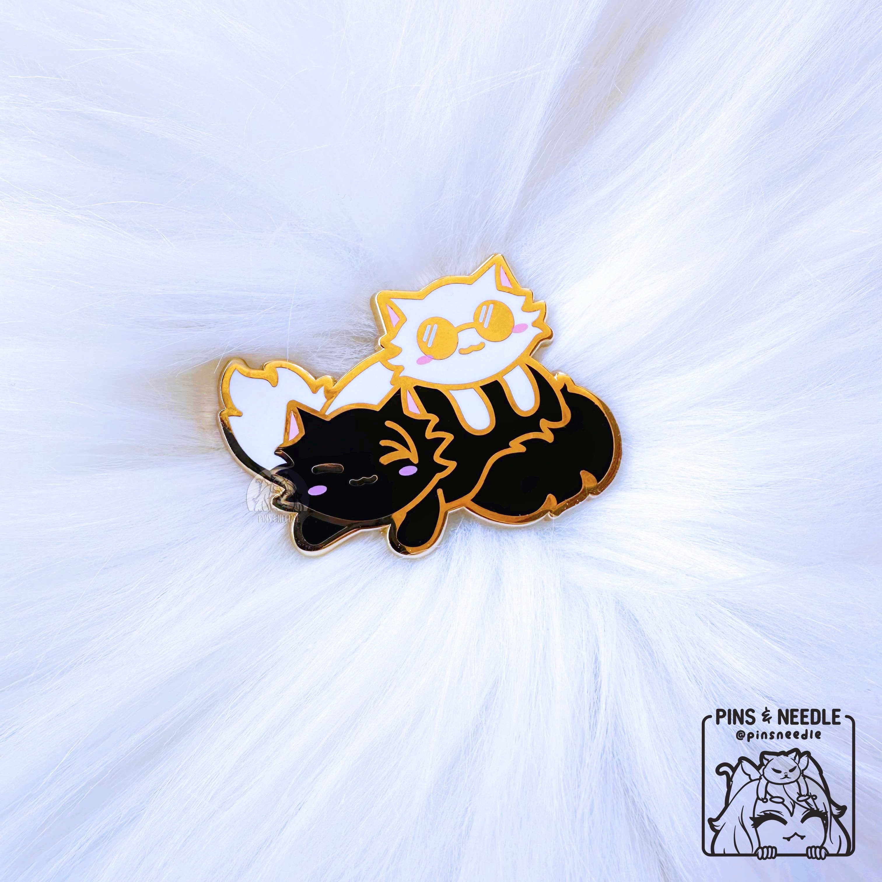 Orangeshapins JJK GojoGeto Enamel on sale Pin