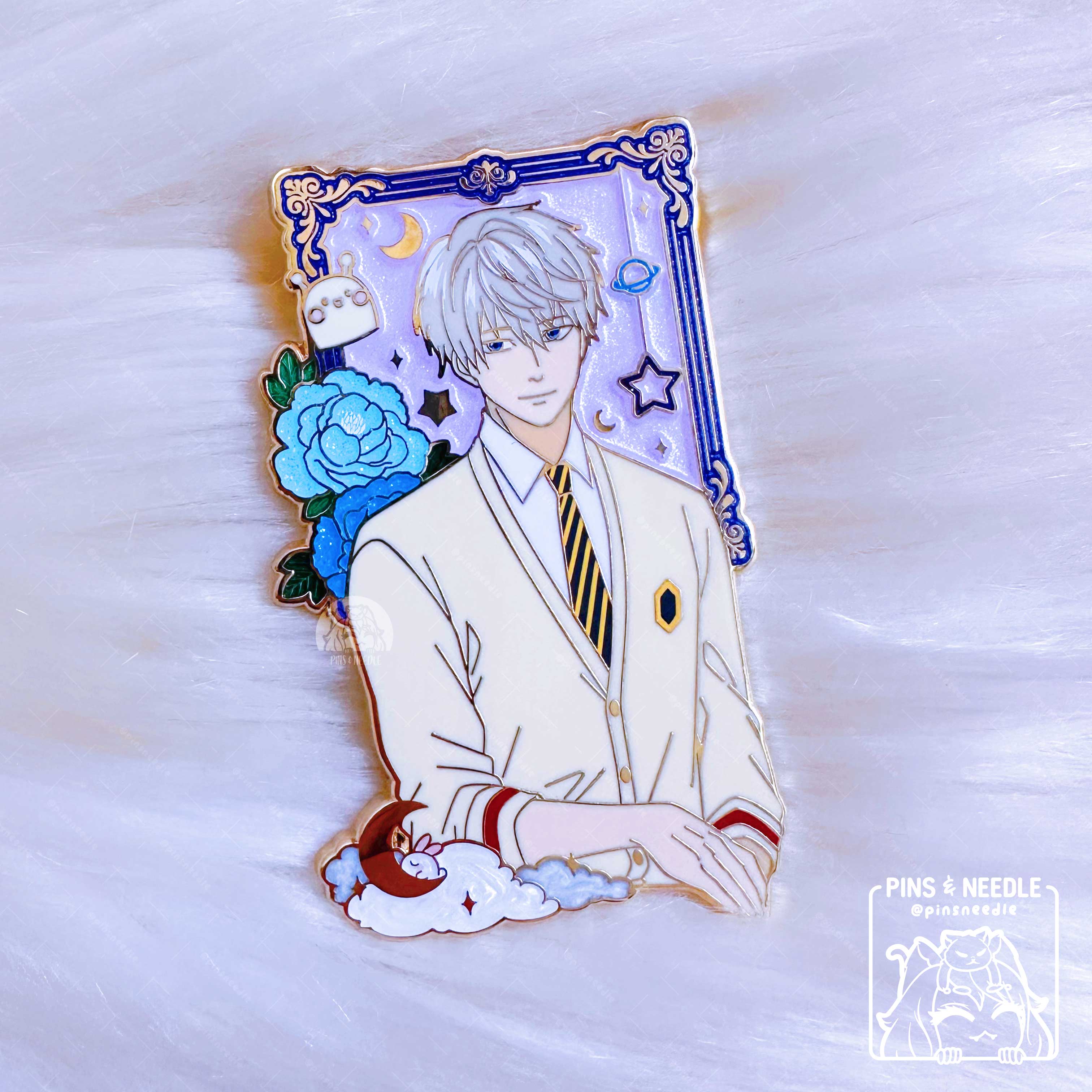 Xavier | LADS Portrait Pins | Hard Enamel Pin – Pins & Needle