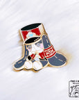 Pom-Pom Plushie | Hard Enamel Pin