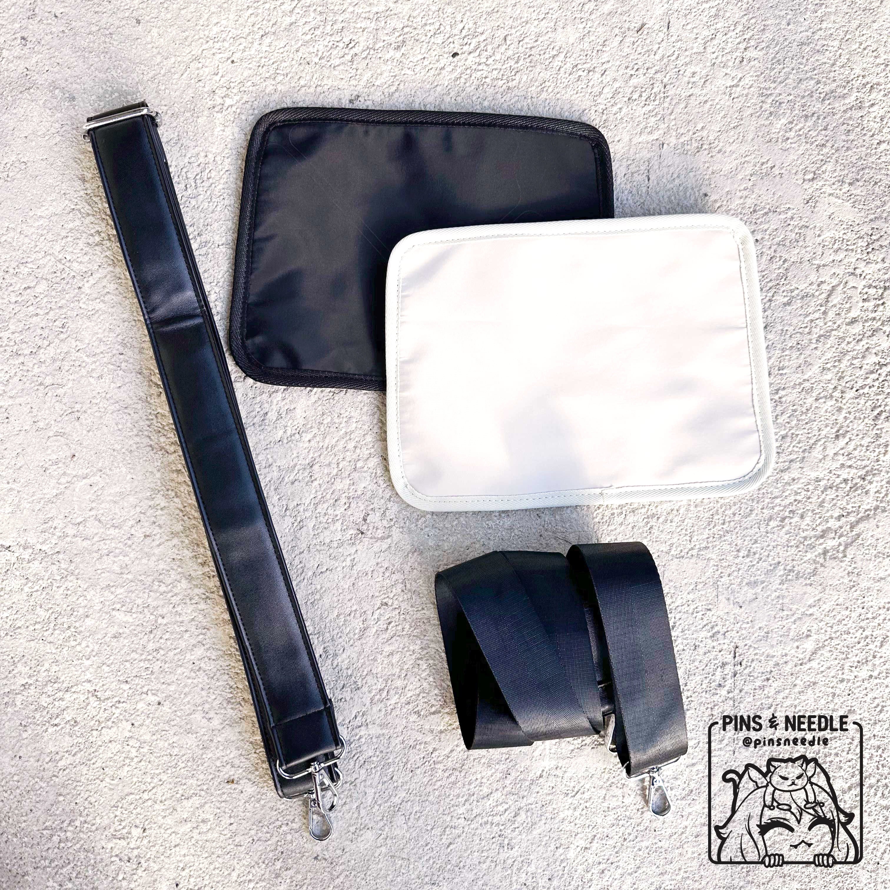 🐾 Kitty Canvas Tote Itabag | Black