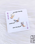Elemental Crystal Fly | CORAL | Mini Enamel Pins