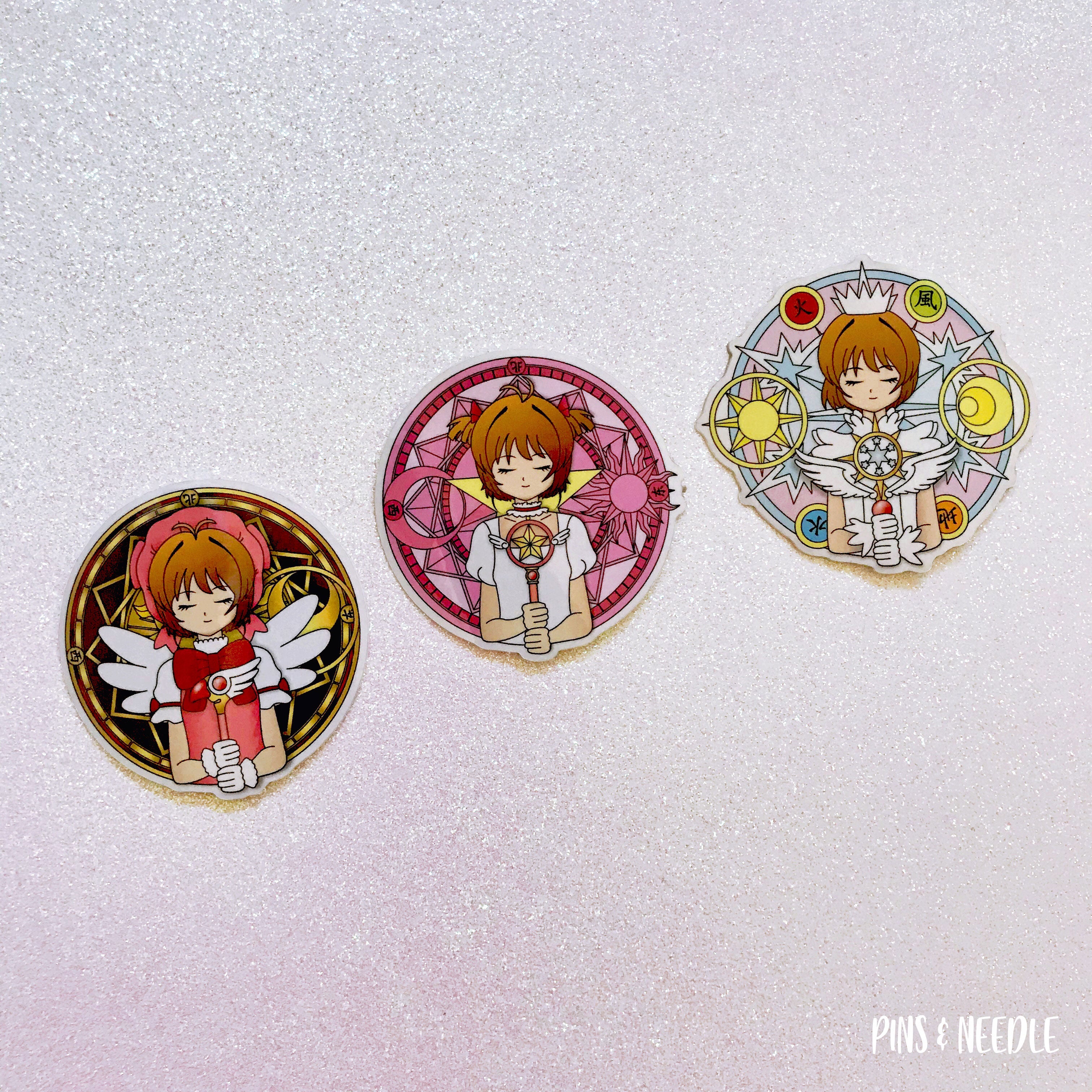 Sakura Magic Stickers - Set of 3 | Vinyl Stickers