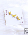 Elemental CrystalFlies | GEO | Mini Enamel Pins