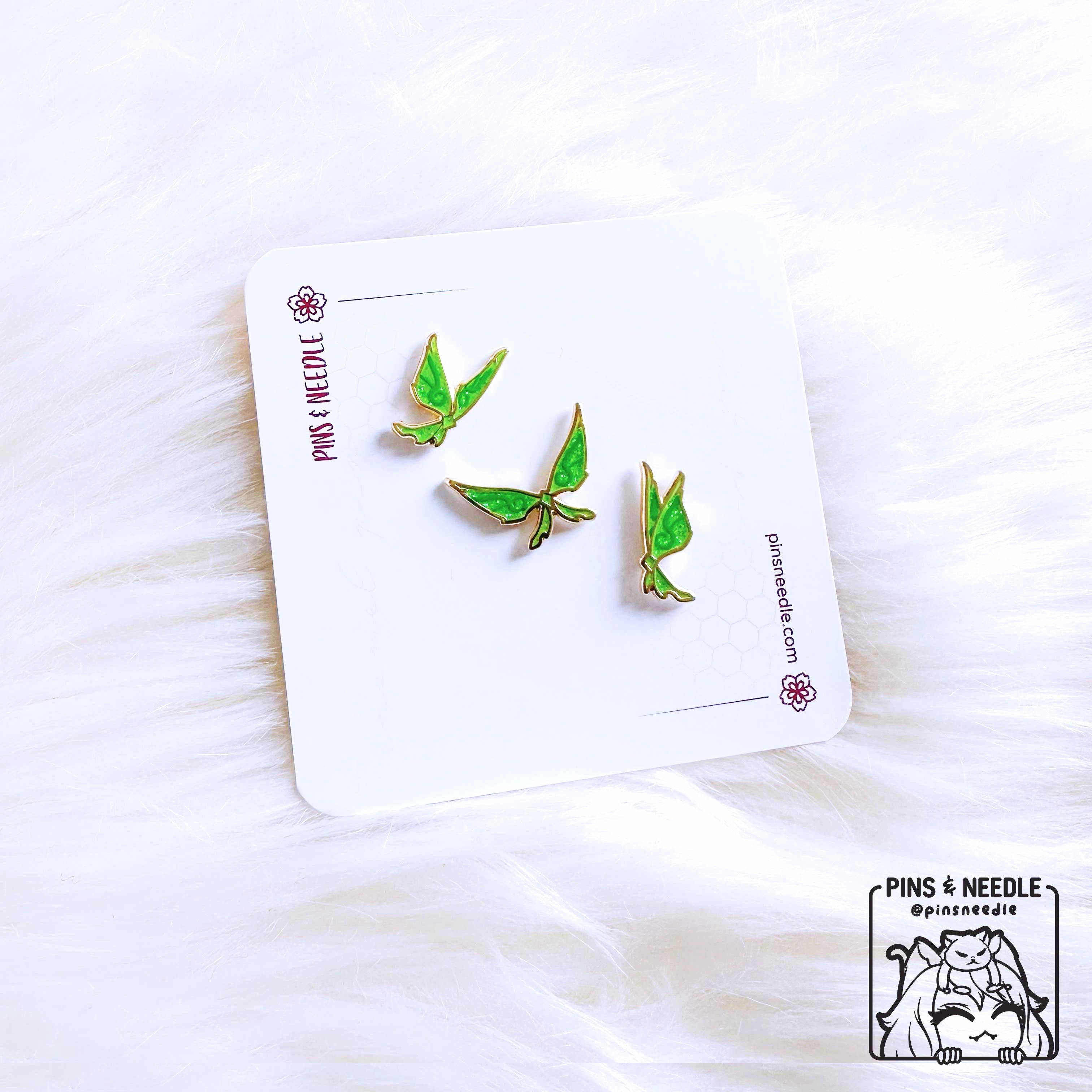 Elemental CrystalFlies | DENDRO | Mini Enamel Pins