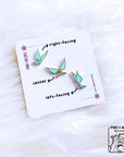 Elemental CrystalFlies | ANEMO | Mini Enamel Pins