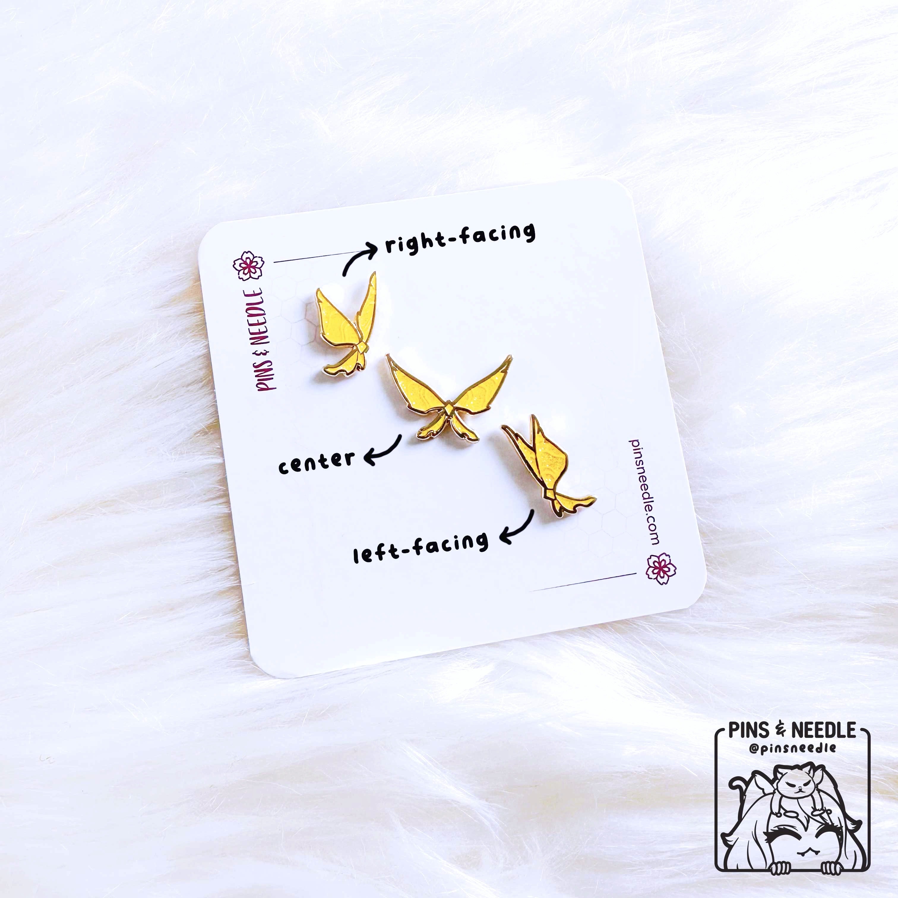 Elemental CrystalFlies | GEO | Mini Enamel Pins