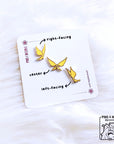 Elemental CrystalFlies | GEO | Mini Enamel Pins