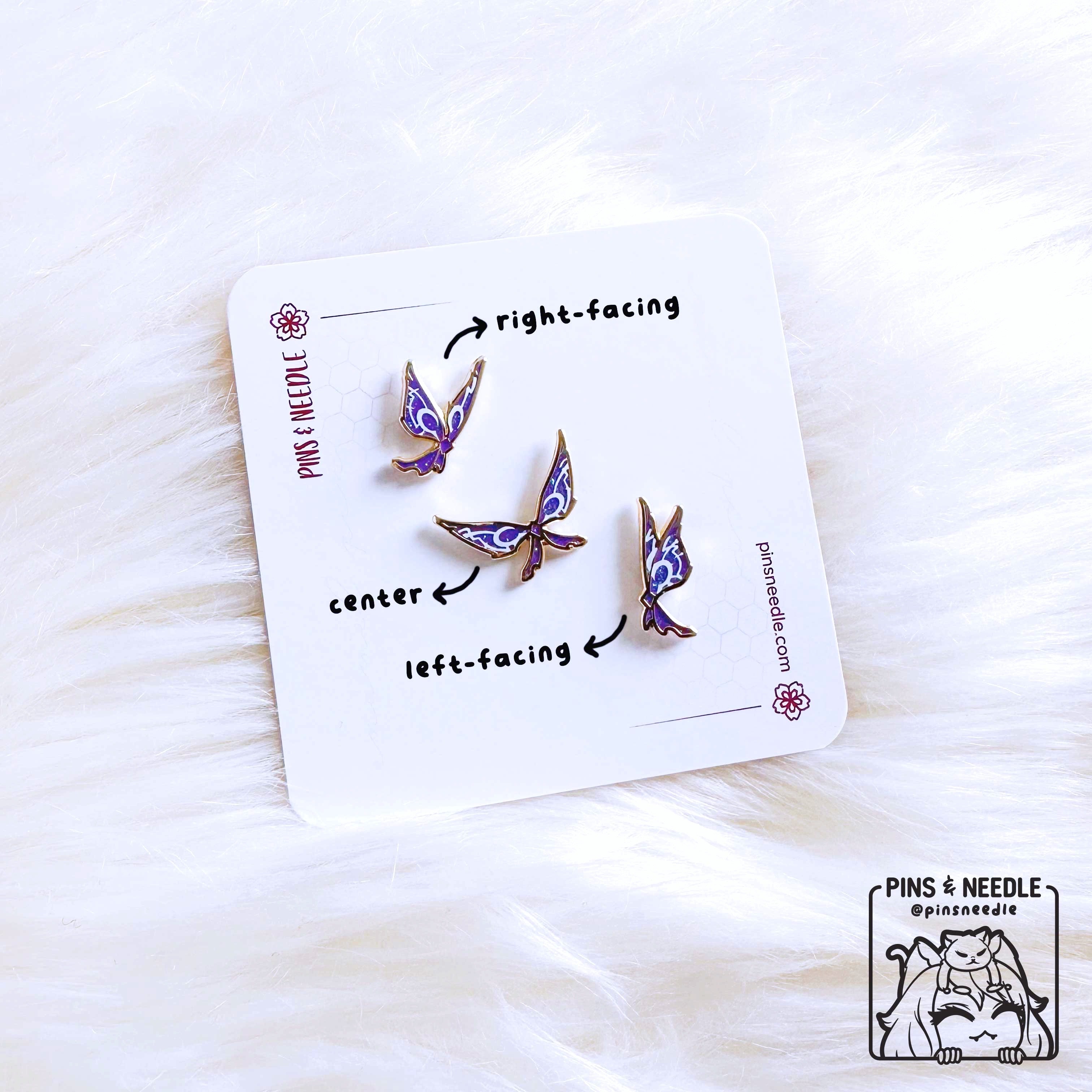 Elemental CrystalFlies | ELECTRO | Mini Enamel Pins