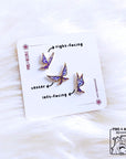Elemental CrystalFlies | ELECTRO | Mini Enamel Pins