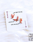 Elemental CrystalFlies | PYRO | Mini Enamel Pins