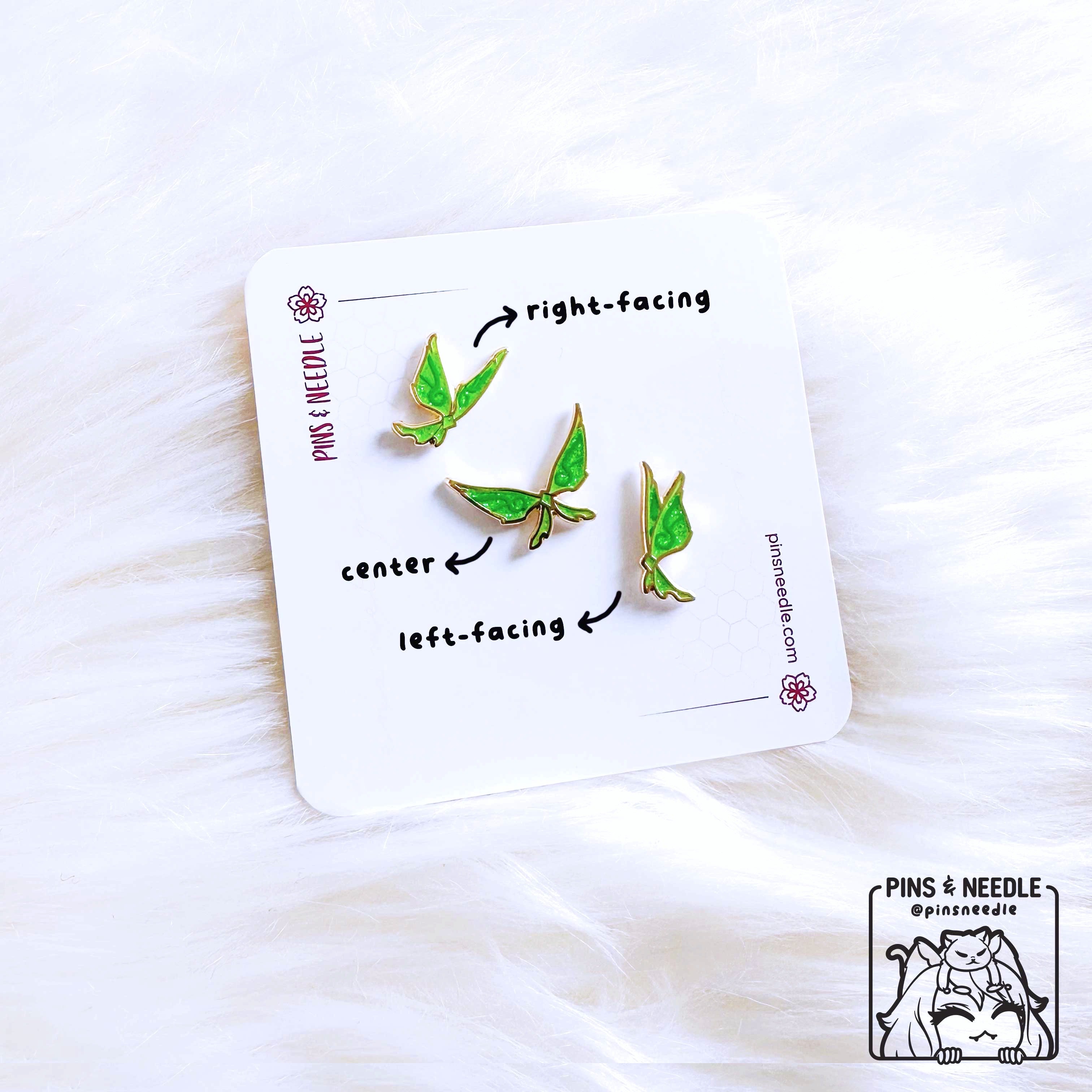 Elemental CrystalFlies | DENDRO | Mini Enamel Pins
