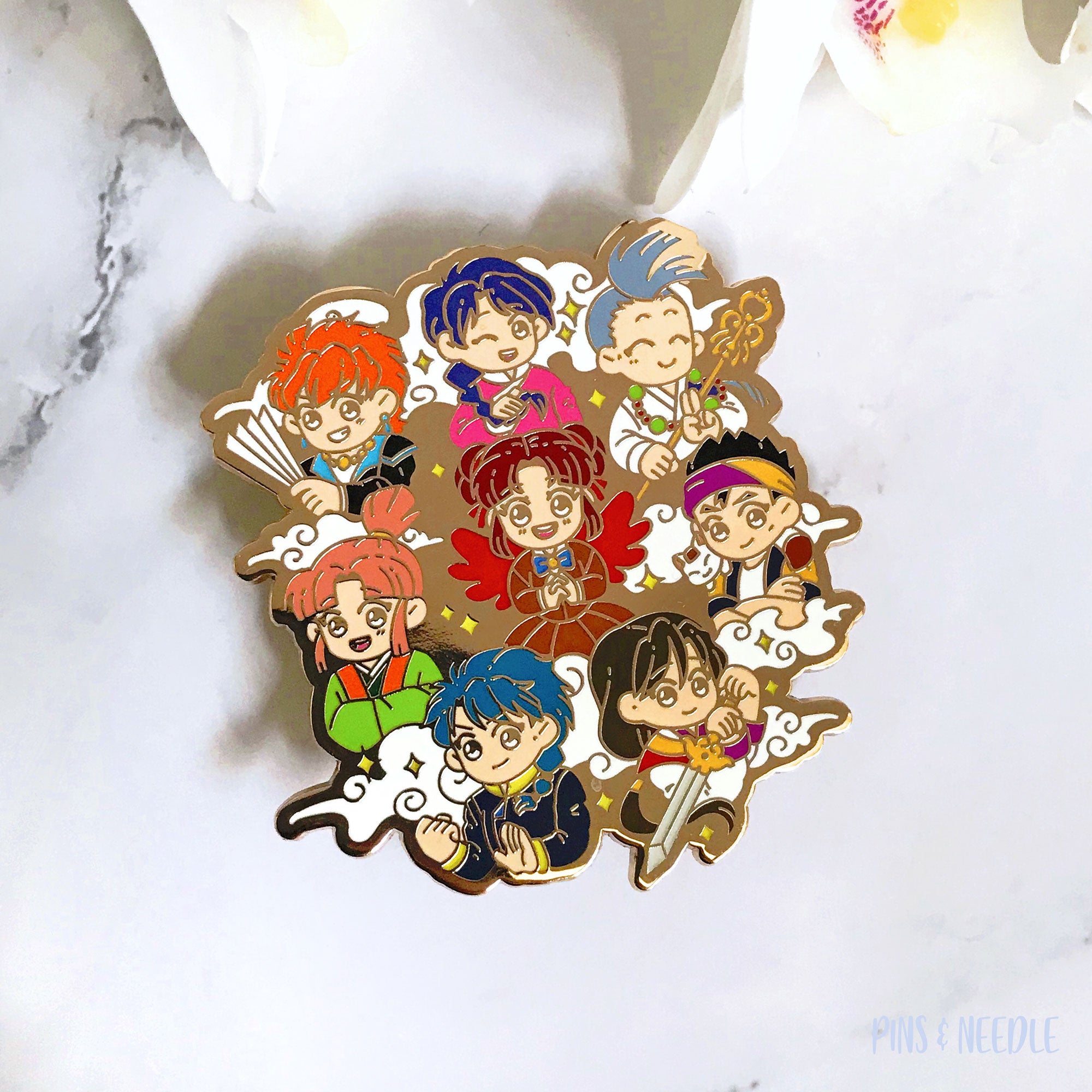 Suzaku no Miko & Senshis | Hard Enamel Pins