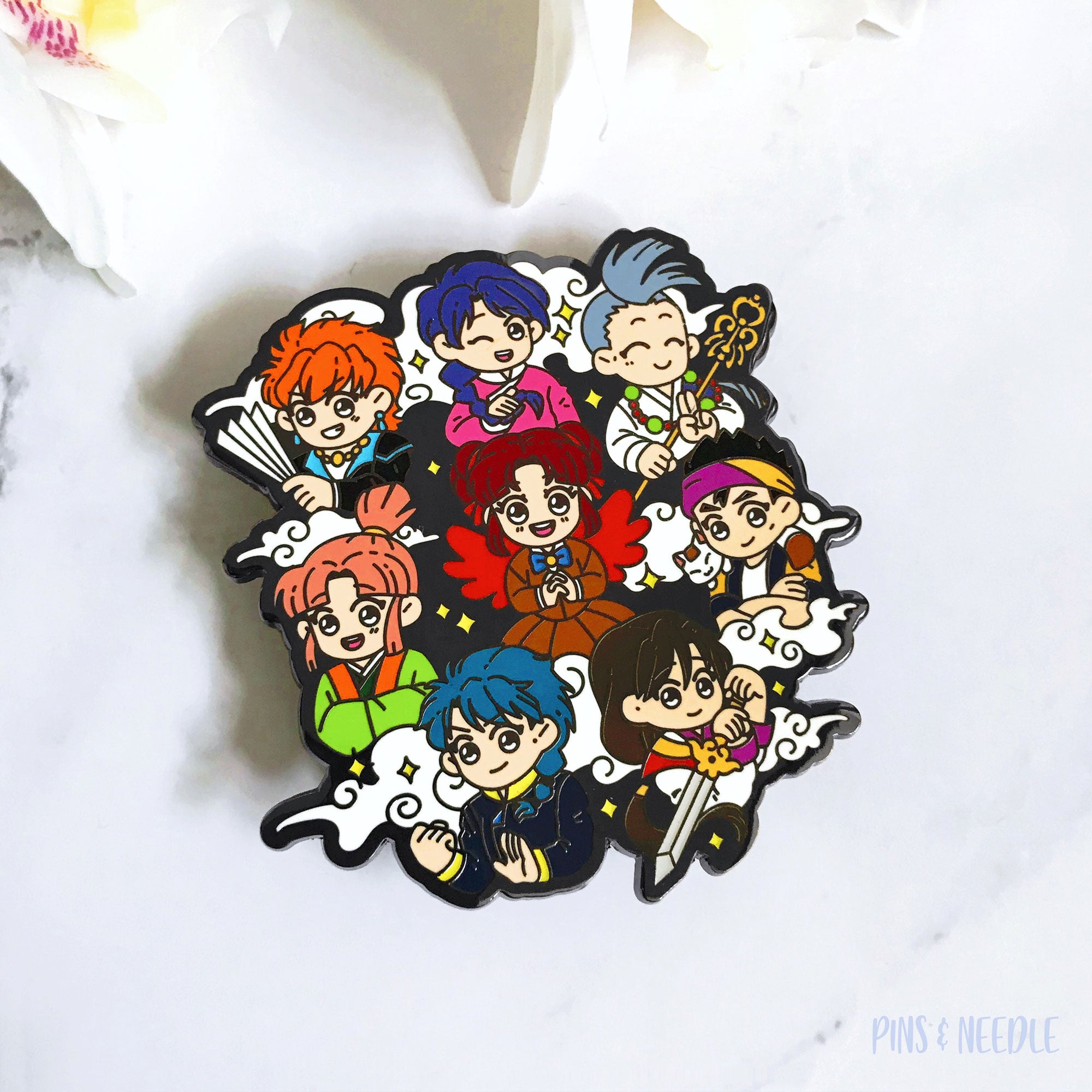 Suzaku no Miko & Senshis | Hard Enamel Pins