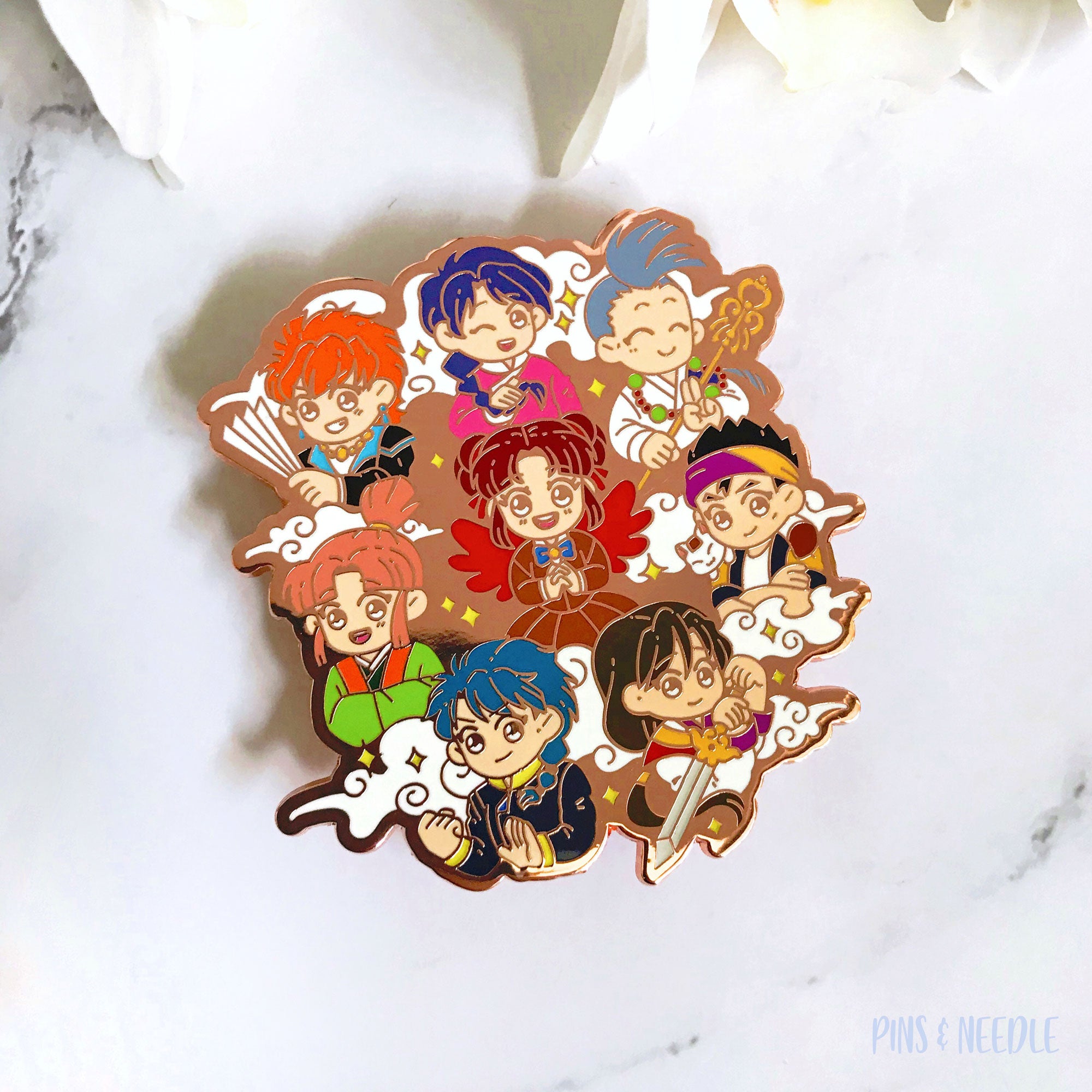 Suzaku no Miko & Senshis | Hard Enamel Pins