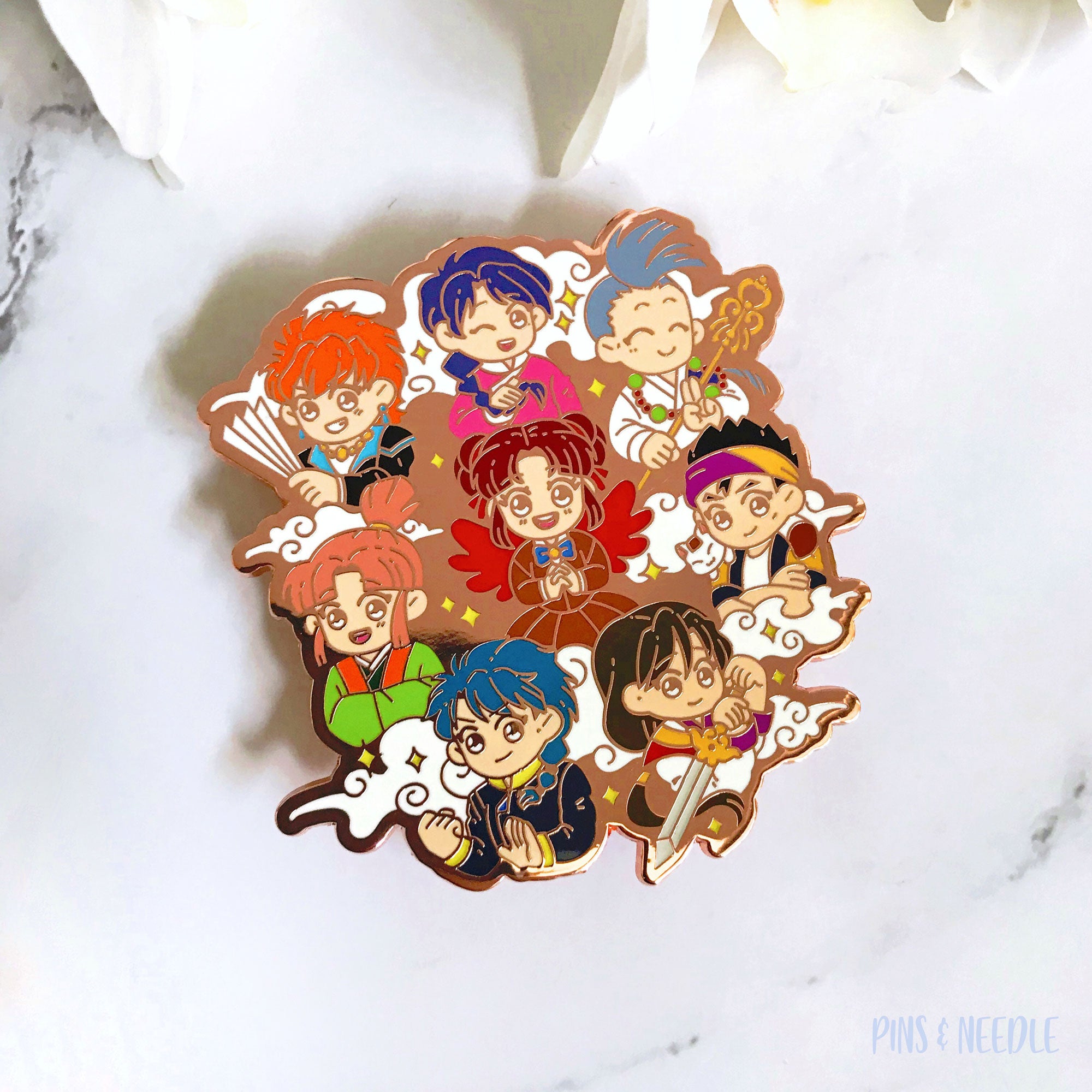 Suzaku no Miko &amp; Senshis | Hard Enamel Pins