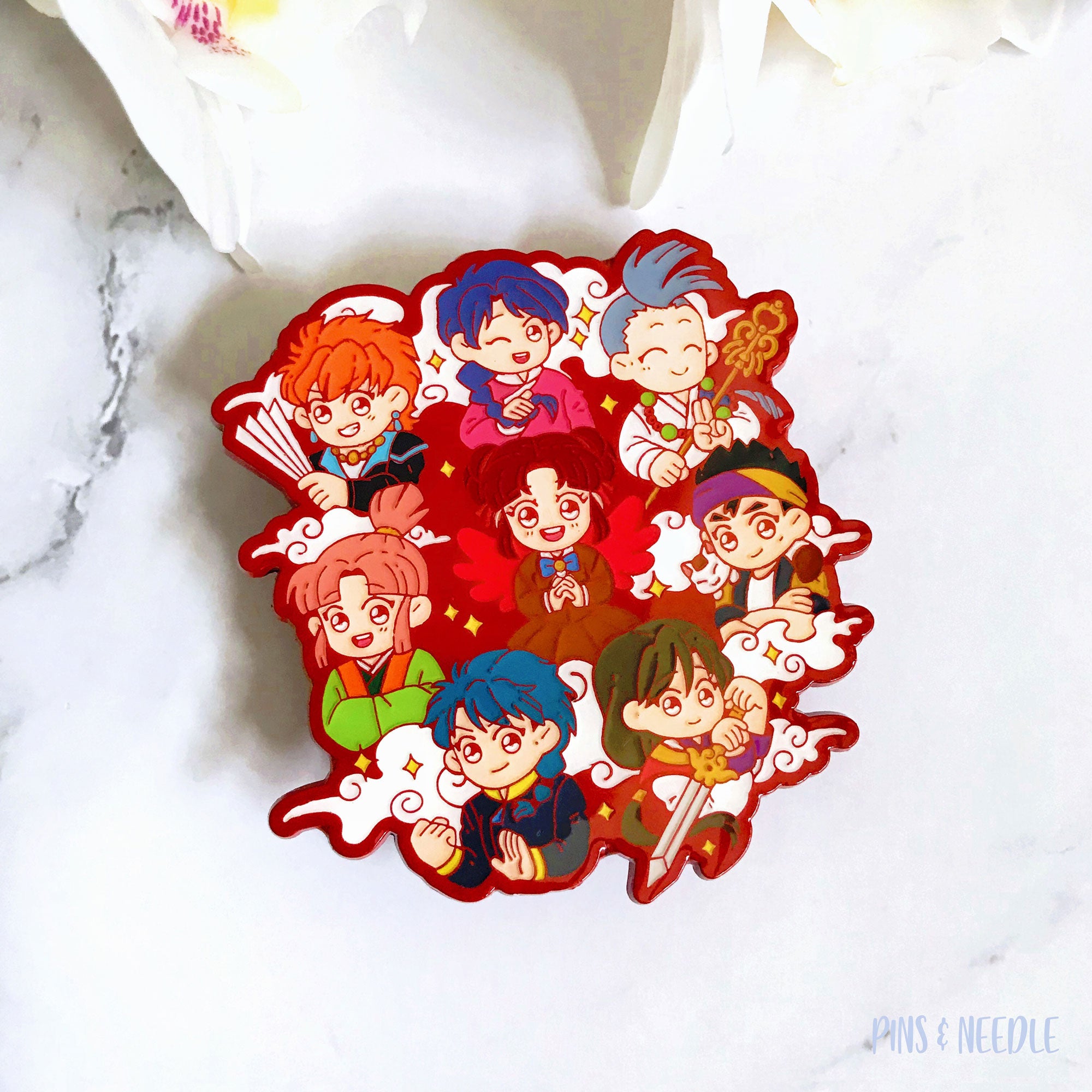 Suzaku no Miko & Senshis | Hard Enamel Pins