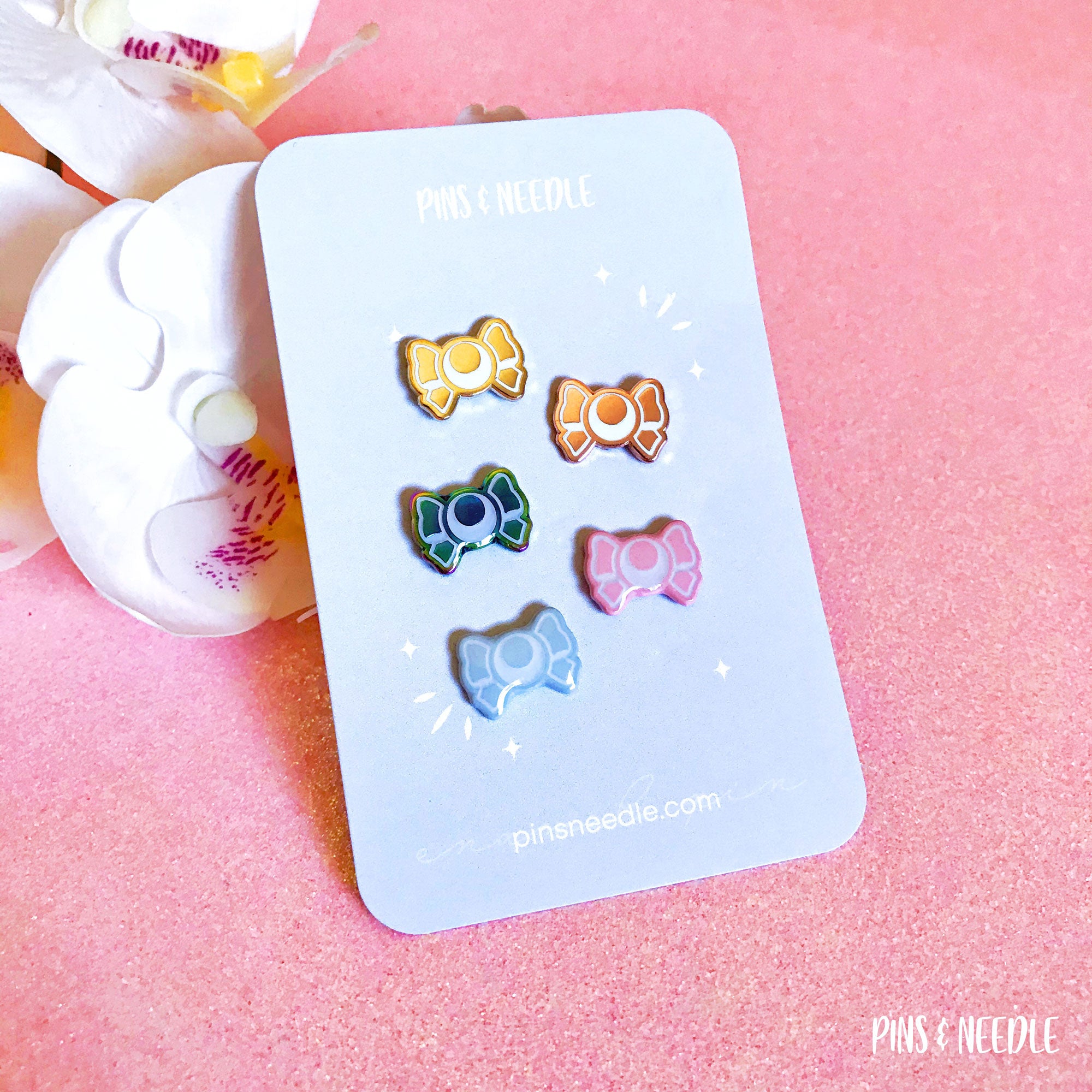 Moon Bow | Mini Enamel Pins