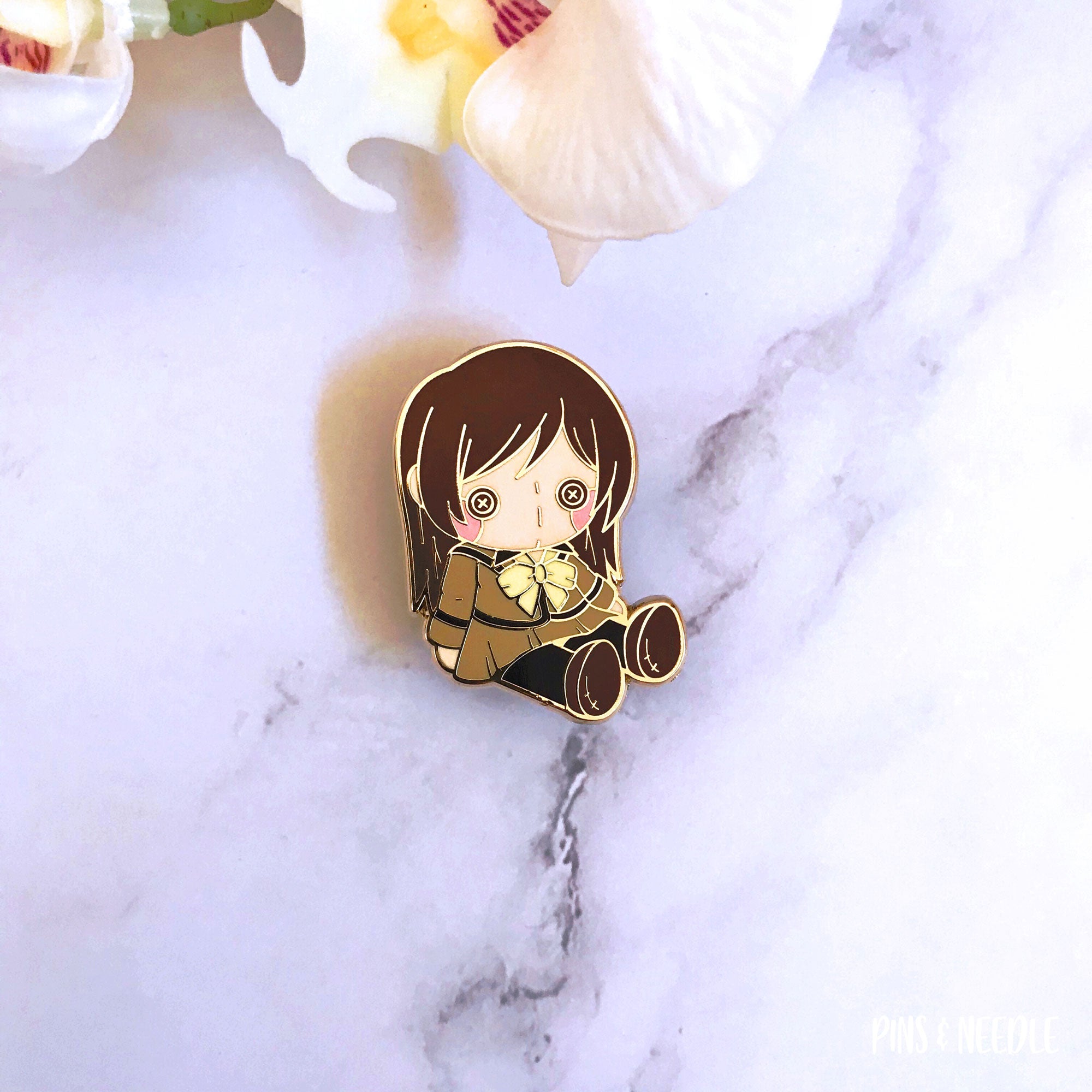 KamiKiss Couple Plushie Set | Hard Enamel Pins