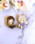 KamiKiss Couple Plushie Set | Hard Enamel Pins