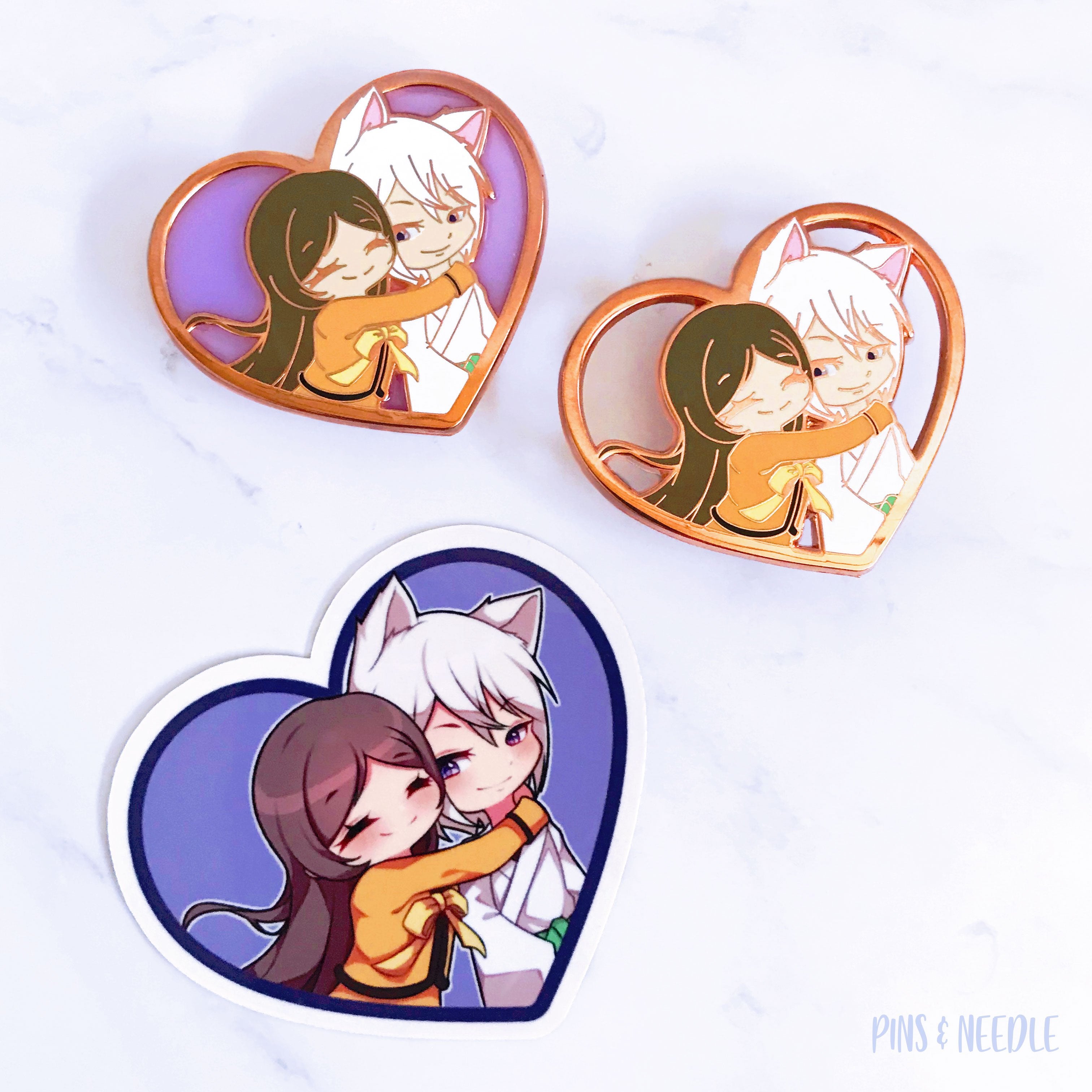 Tomoe x Nanami | Anime OTP Series ONE | Hard Enamel Pin