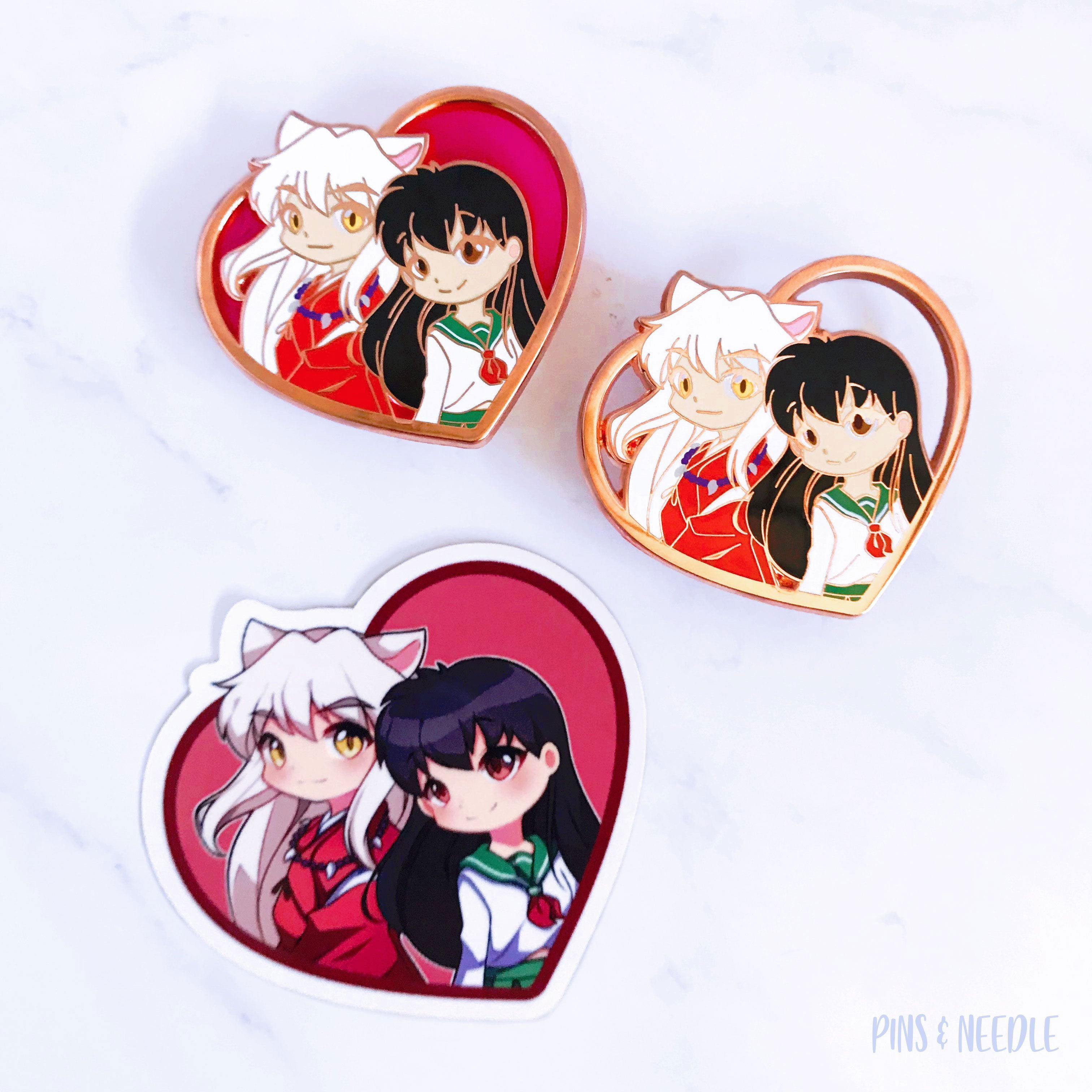 Inu x Kag | Anime OTP Series ONE | Hard Enamel Pin