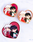 Inu x Kag | Anime OTP Series ONE | Hard Enamel Pin