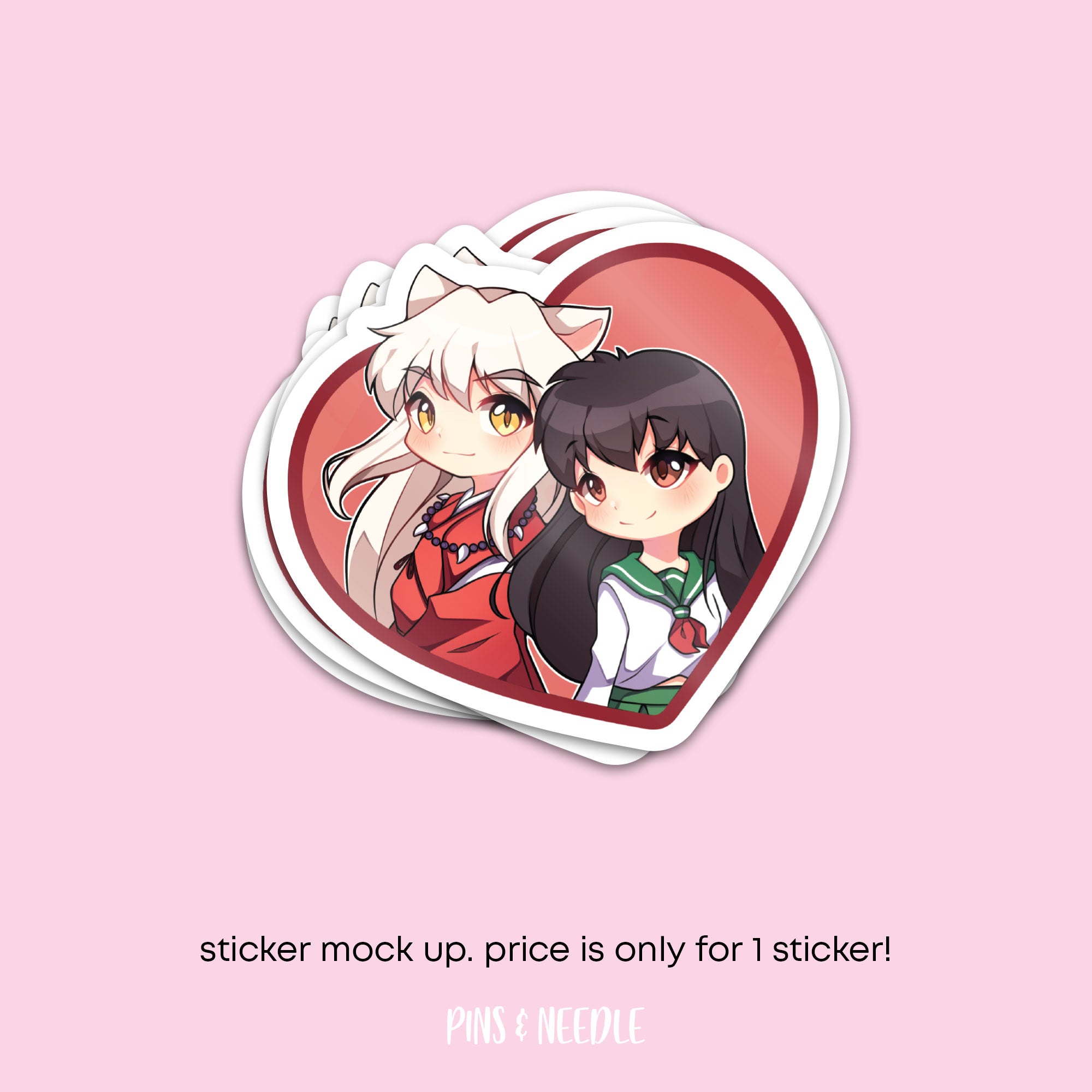 Inu x Kag | Anime OTP Series ONE | Vinyl Sticker