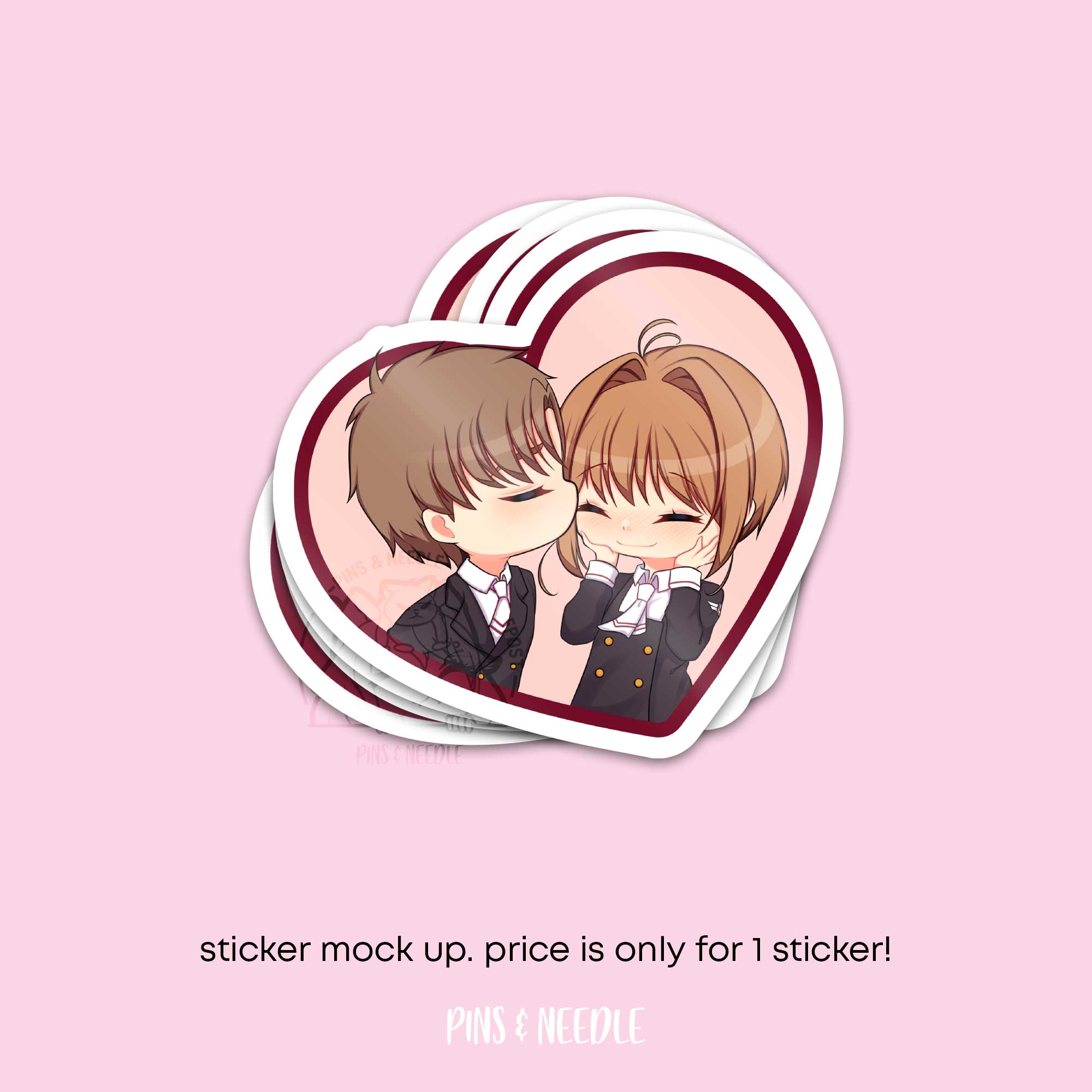 Sakura x Syaoran | Anime OTP Series TWO | Vinyl Sticker