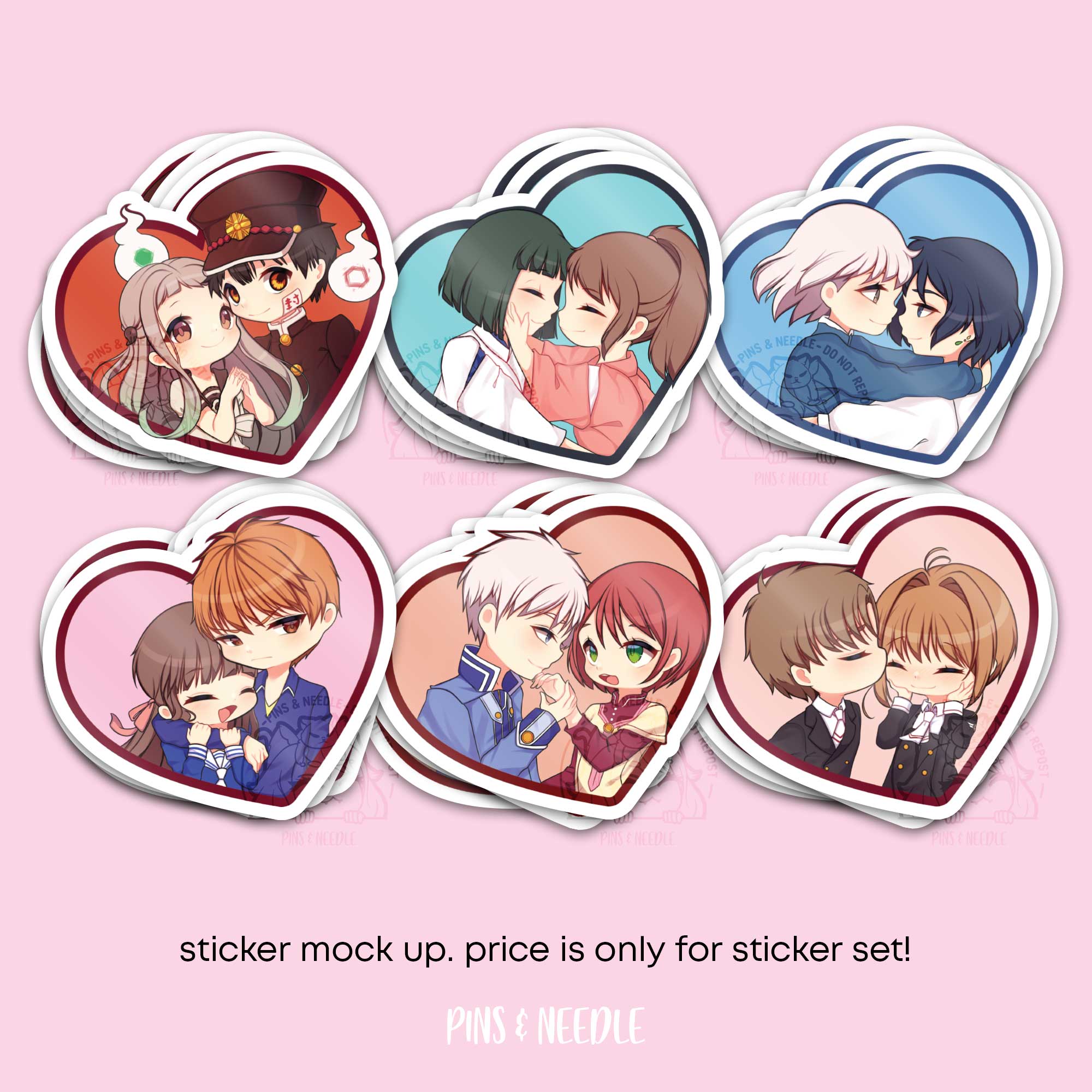 Anime OTP Series TWO | Sticker Set
