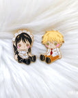 Usaki Couple Plushie Set | Hard Enamel Pins