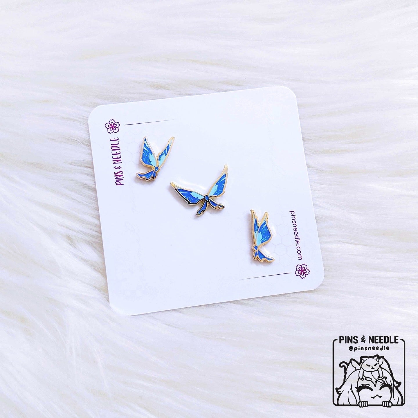 Elemental CrystalFlies | COMPLETE SET | Mini Enamel Pins