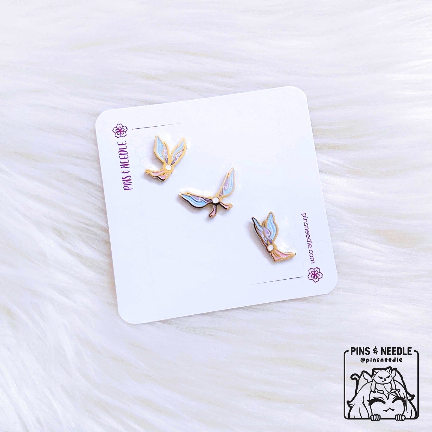 Elemental CrystalFlies | COMPLETE SET | Mini Enamel Pins