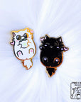 [SET] Gojo Geto Sweet Cats | Hard Enamel Pins