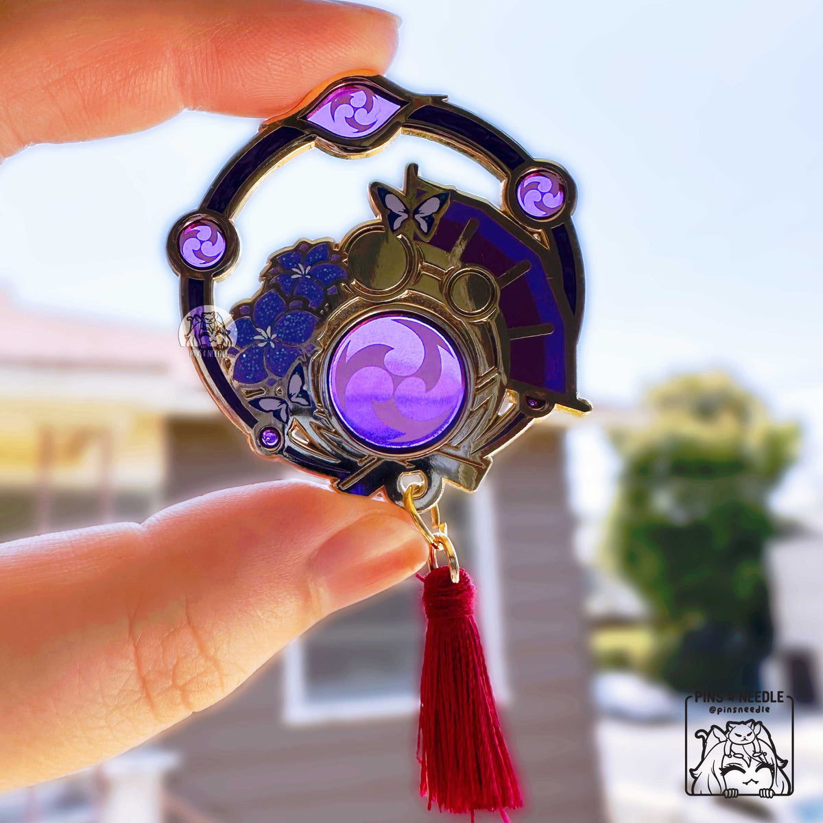 Vision Của Raiden Pins & Needle | Raiden/Ei Vision | Hard Enamel Pin