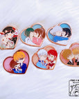 Anime OTP Series TWO | SET OF 6 | Hard Enamel Pins