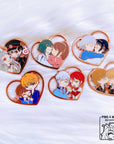 Anime OTP Series TWO | SET OF 6 | Hard Enamel Pins