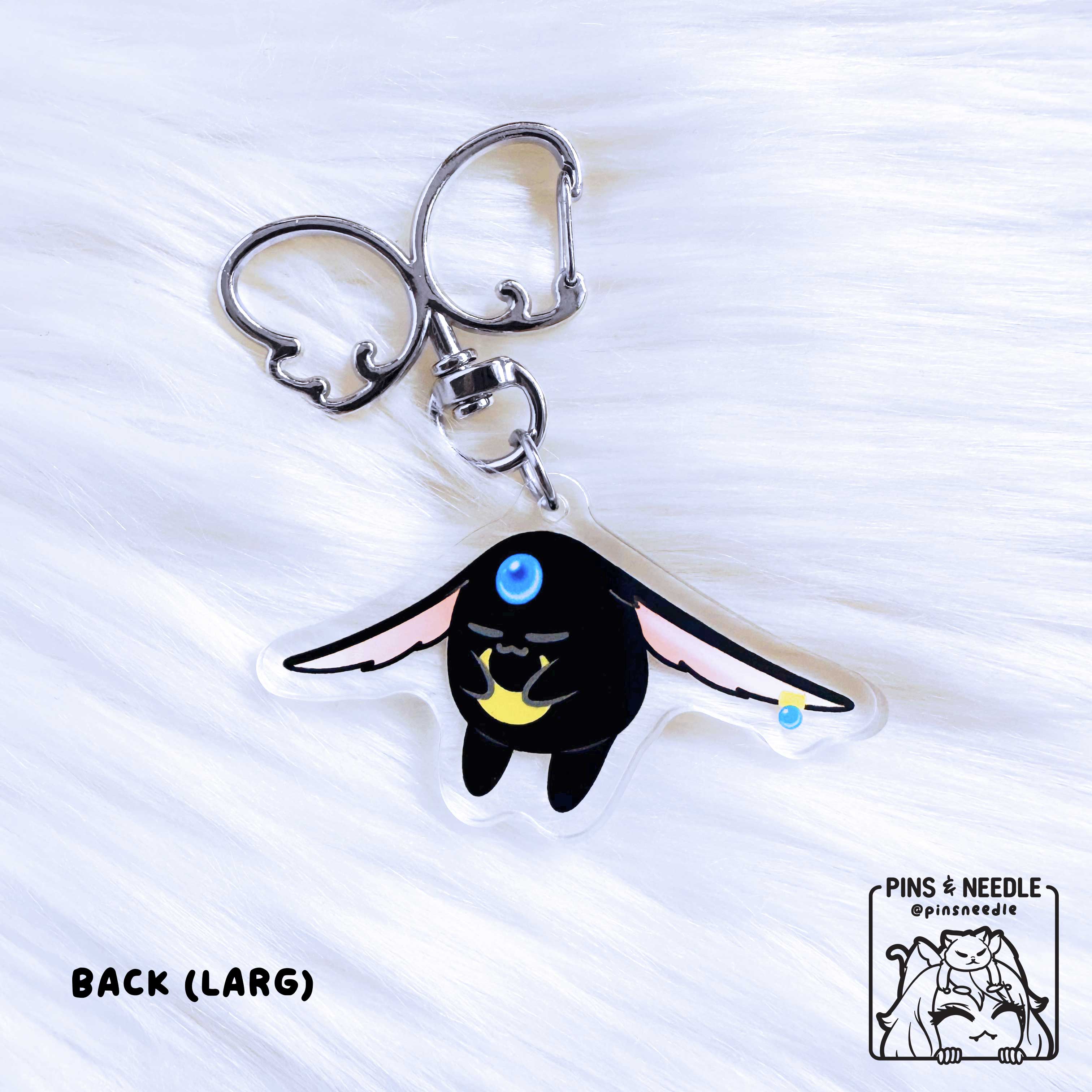 Mokona Sun & Moon | Double-sided Acrylic Charm – Pins & Needle