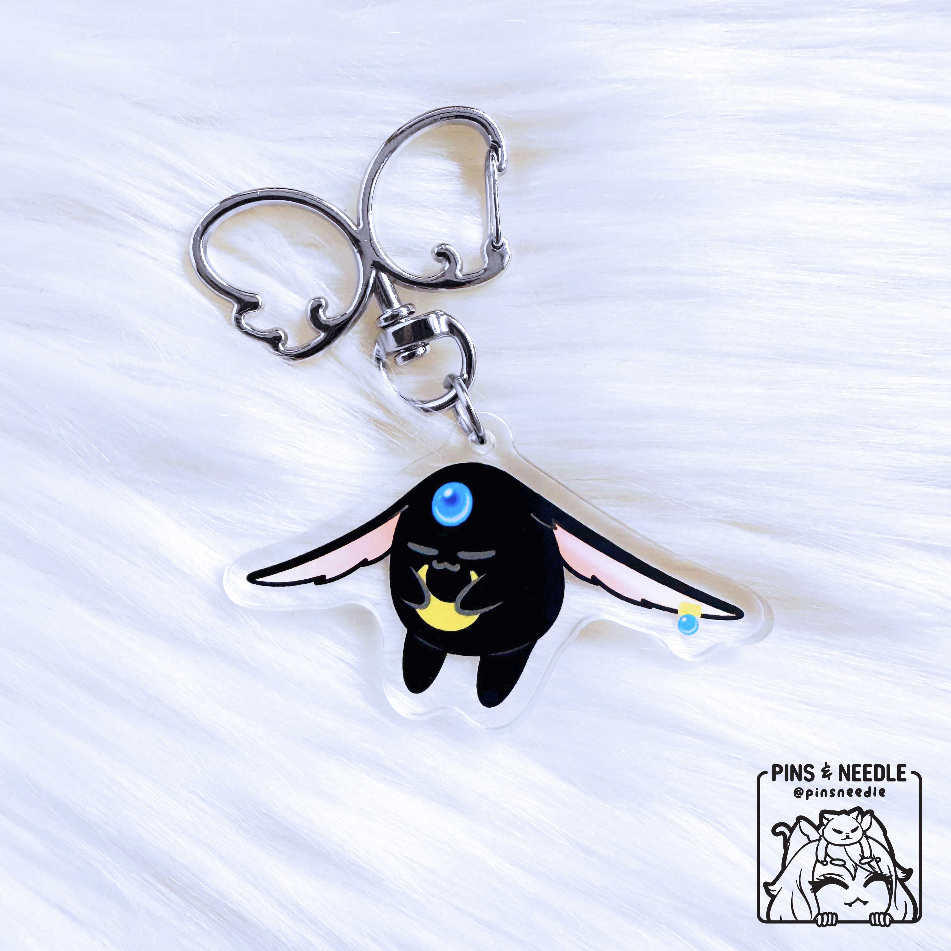 Mokona Sun &amp; Moon | Double-sided Acrylic Charm