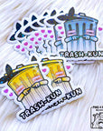 Trash-kun | Holographic Vinyl Sticker