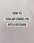 [add-on] Keychain + 2 locking pin backs