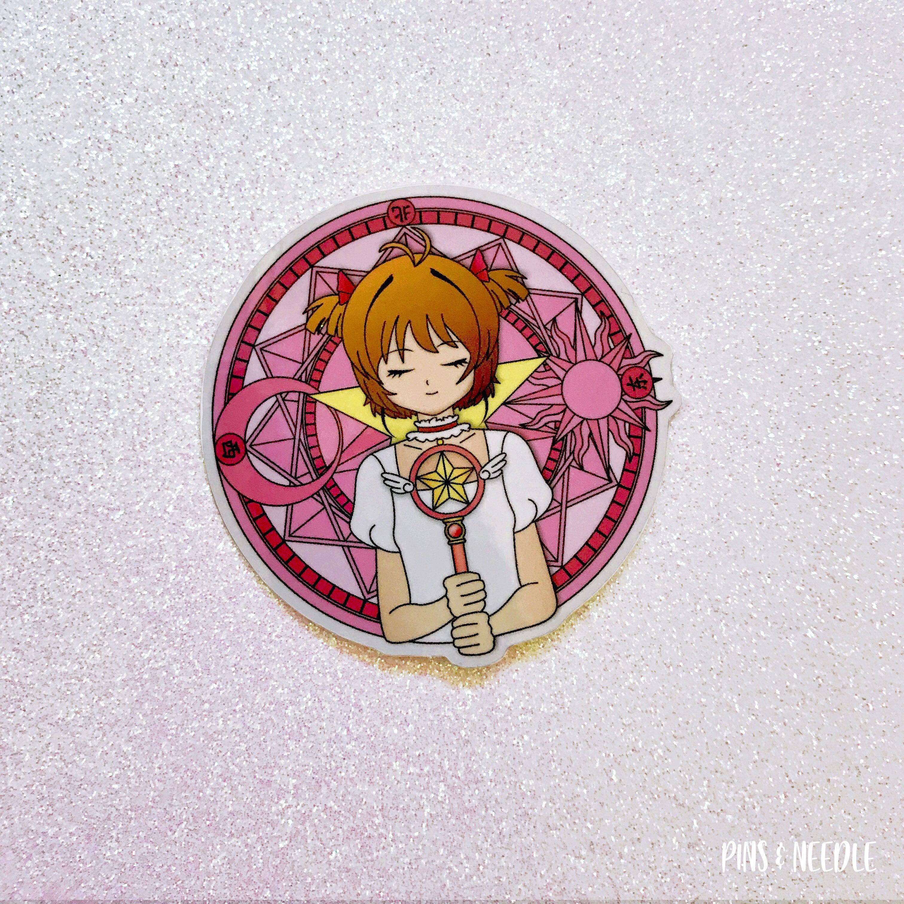 Love Sakura Wand | Vinyl Sticker
