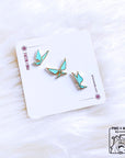 Elemental CrystalFlies | Set of 18 | Mini Enamel Pins