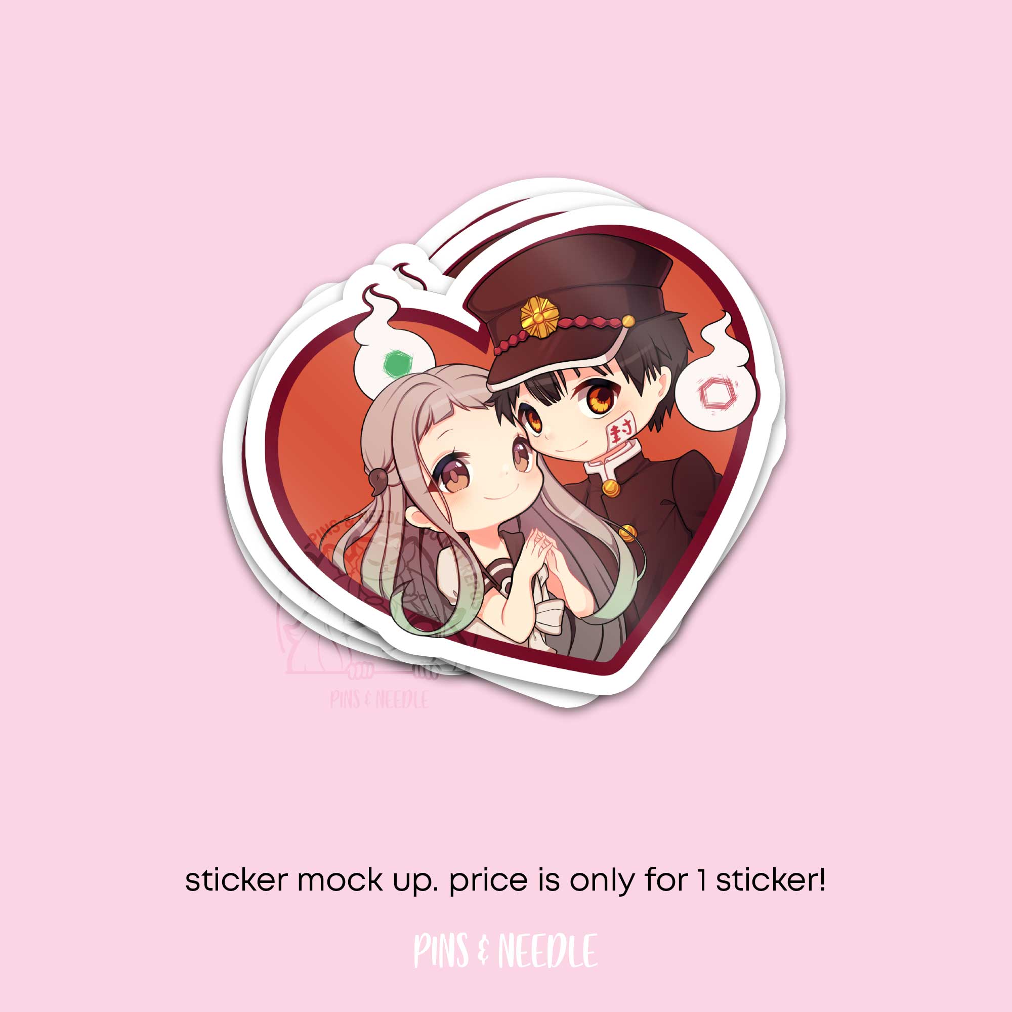 Hanako x Nene | Anime OTP Series TWO | Vinyl Sticker